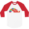 racing rainbow 3/4 Sleeve Shirt
