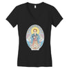 saint barb Women's V-Neck T-Shirt