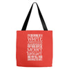 white christmas Tote Bags