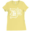 new d12 rap hip hop music classic logo Ladies Fitted T-Shirt