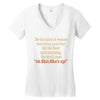 devil Women's V-Neck T-Shirt