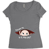 Excuse Me Is It May Yet Baby Boy Women's Triblend Scoop T-shirt