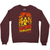 crazy halloween pit lady Crewneck Sweatshirt