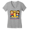 doughboys logo Women's V-Neck T-Shirt
