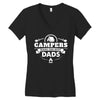 Campers Make the Best Dads Women's V-Neck T-Shirt