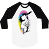 rainbow girl 3/4 Sleeve Shirt