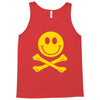 smiley pirate skull and crossbones Tank Top