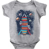 reading rocket ship Baby Onesie