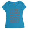 cleverly disguised Women's Triblend Scoop T-shirt