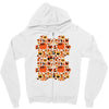 pumpkin pattern Zipper Hoodie