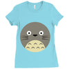 totoro Ladies Fitted T-Shirt