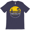 amity island jaws inspired movie shark printed T-Shirt