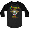 cinco de mayo badass skull 3/4 Sleeve Shirt