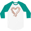 bacon heart 3/4 Sleeve Shirt