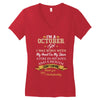 october girl Women's V-Neck T-Shirt