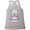 Never Underestimate The Strength Of A Gynecologic Cancer Warrior Racerback Tank