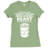 home brewing is a life skill Ladies Fitted T-Shirt