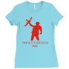 red dawn retro movie Ladies Fitted T-Shirt