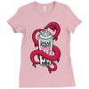 spray paint Ladies Fitted T-Shirt