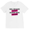 well behaved women seldom make history V-Neck Tee