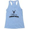 buck merry christmas Racerback Tank