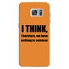 i think funny t shirt humor geek humor smart tee s 3xl Samsung Galaxy S7