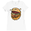 monster burger (2) Ladies Fitted T-Shirt