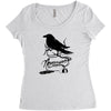 nevermore Women's Triblend Scoop T-shirt