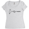 Cat Math Women's Triblend Scoop T-shirt