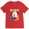 ride going blank again rock music band V-Neck Tee