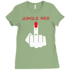 jungle red Ladies Fitted T-Shirt