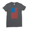 american flag Ladies Fitted T-Shirt