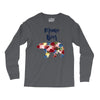 mama bear floral Long Sleeve Shirts