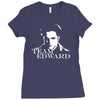 twilight  bella jacob edward film  fun Ladies Fitted T-Shirt