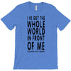 official t shirt red sleeping with sirens whole world lyrics all sizes T-Shirt