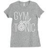 gym and tonic Ladies Fitted T-Shirt