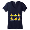 candy corn are triangles Women's V-Neck T-Shirt
