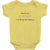 kung fu fighting Baby Bodysuit