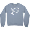 cheshire cat alice in wonderland funny Crewneck Sweatshirt