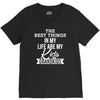 the best thing in my life are my kids and my grandkids V-Neck Tee