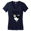 5 Percent Unicorn 95 Percent Ninja Women's V-Neck T-Shirt