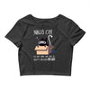 ninja cat Crop Top