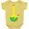 rasta bong water pipe slide insert stem filtered Baby Onesie