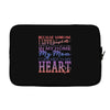 my mom is in heaven forever Laptop sleeve