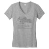 aliens nuke from orbit Women's V-Neck T-Shirt