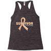 Survivor Of Uterine Cancer Racerback Tank
