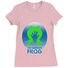 the green frog Ladies Fitted T-Shirt