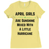 April Girls Ladies Fitted T-Shirt