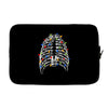 skeleton christmas tree Laptop sleeve