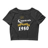 queens are born in 1980 Crop Top